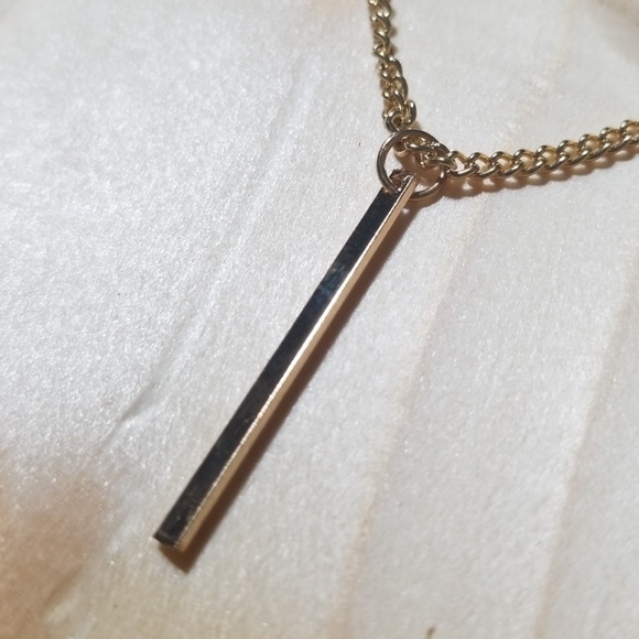 Multilayer pendant chain wavy necklace choker *NEW - Picture 4 of 4